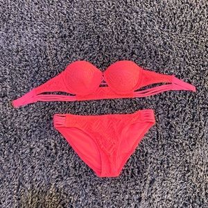 6/$25!! Tinibikini pink bathing suit